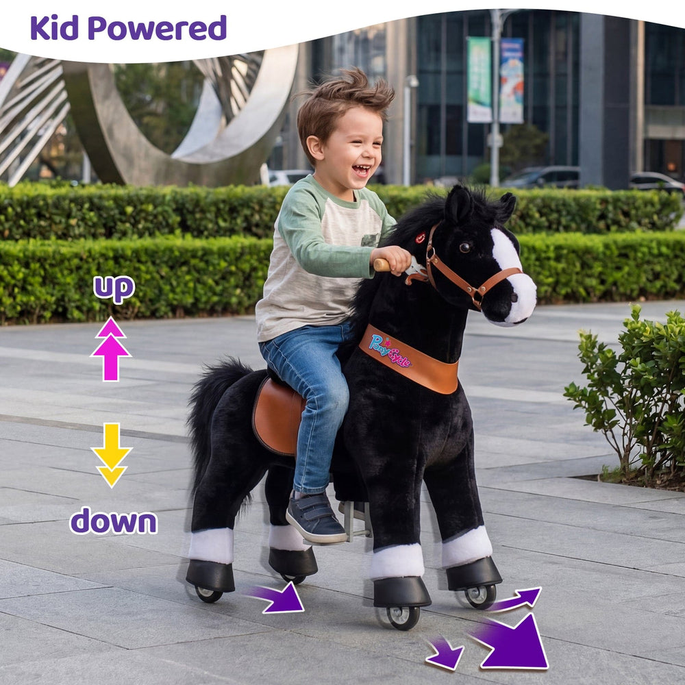 Model U® Horse Ride-On Toy Age 3–4 – Black