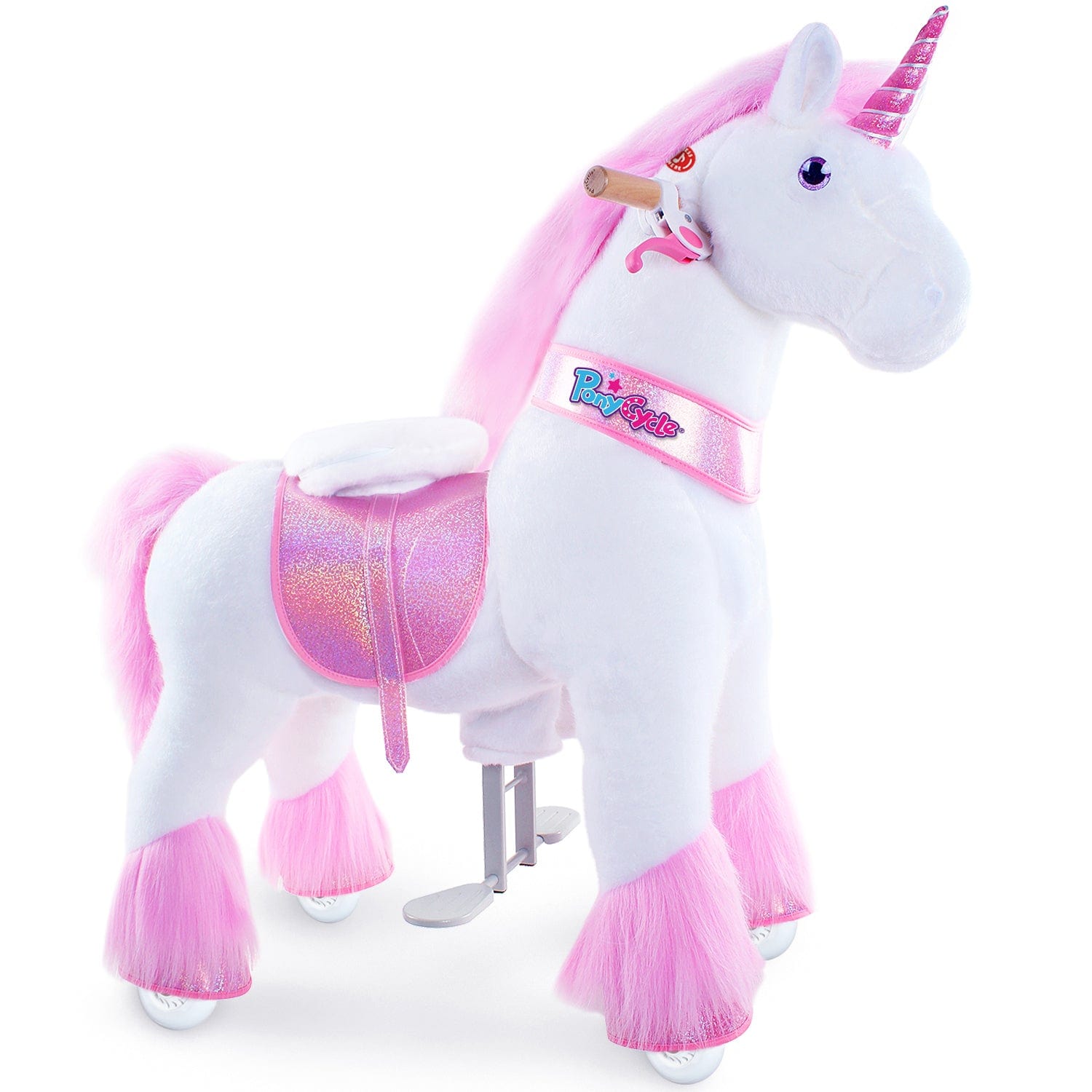 Pink Unicorn Ride-On Toy - Age 4–7  