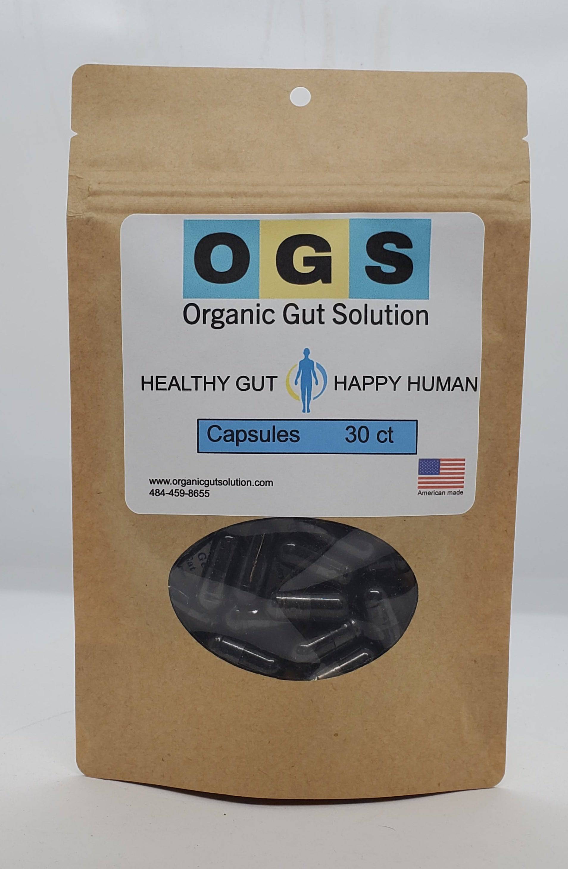 Organic Gut Solution Capsules- Human - Equine Exchange Tack Shop
