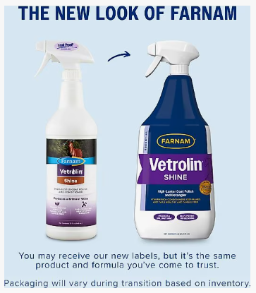 Vetrolin Shine High-Luster Dog & Horse Coat Polish & Conditioner - Equine Exchange Tack Shop