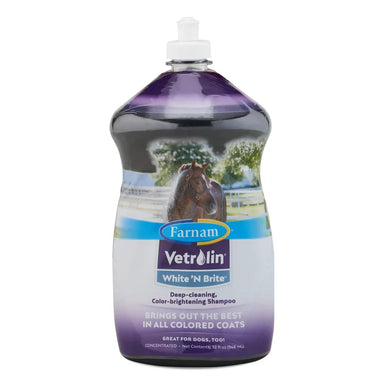Vetrolin White N Brite Color Brightening Shampoo - Equine Exchange Tack Shop