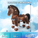 Chocolate Horse Ride-On Toy -  Age 3–4  