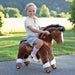 Chocolate Horse Ride-On Toy -  Age 3–4  