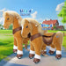 Model Y® Horse Ride-On Toy Age 4–7 – Light Brown  