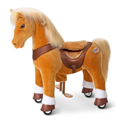 Model Y® Horse Ride-On Toy Age 4–7 – Light Brown  
