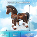 Chocolate Horse Ride-On Toy - Age 4–7  