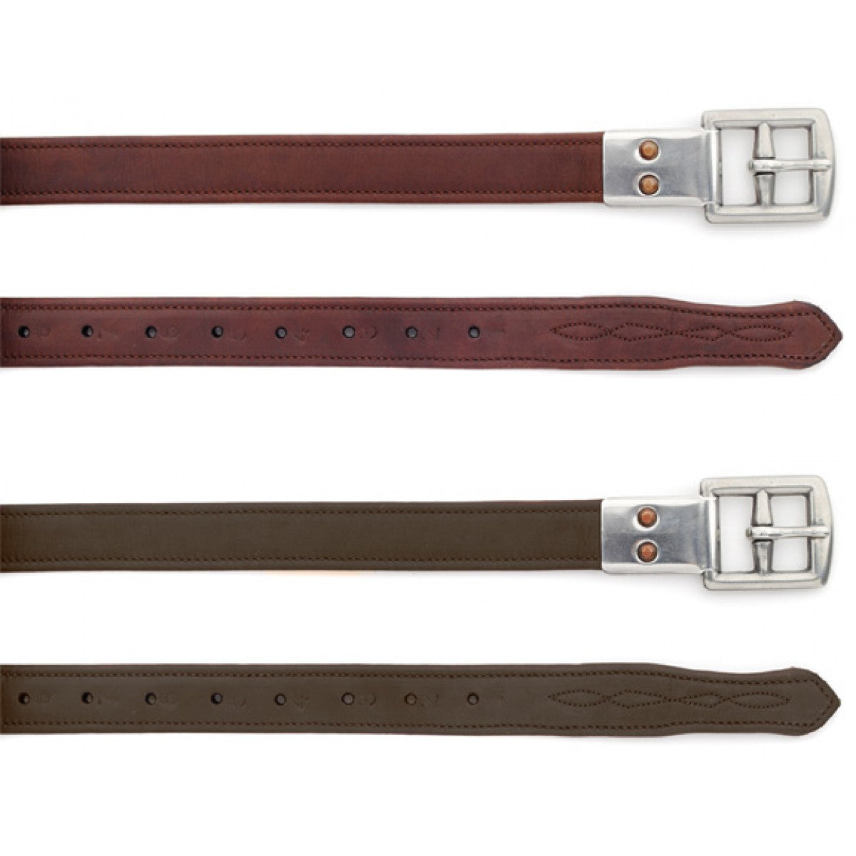 Ovation® Covered Stirrup Leathers With Metal Clasp
