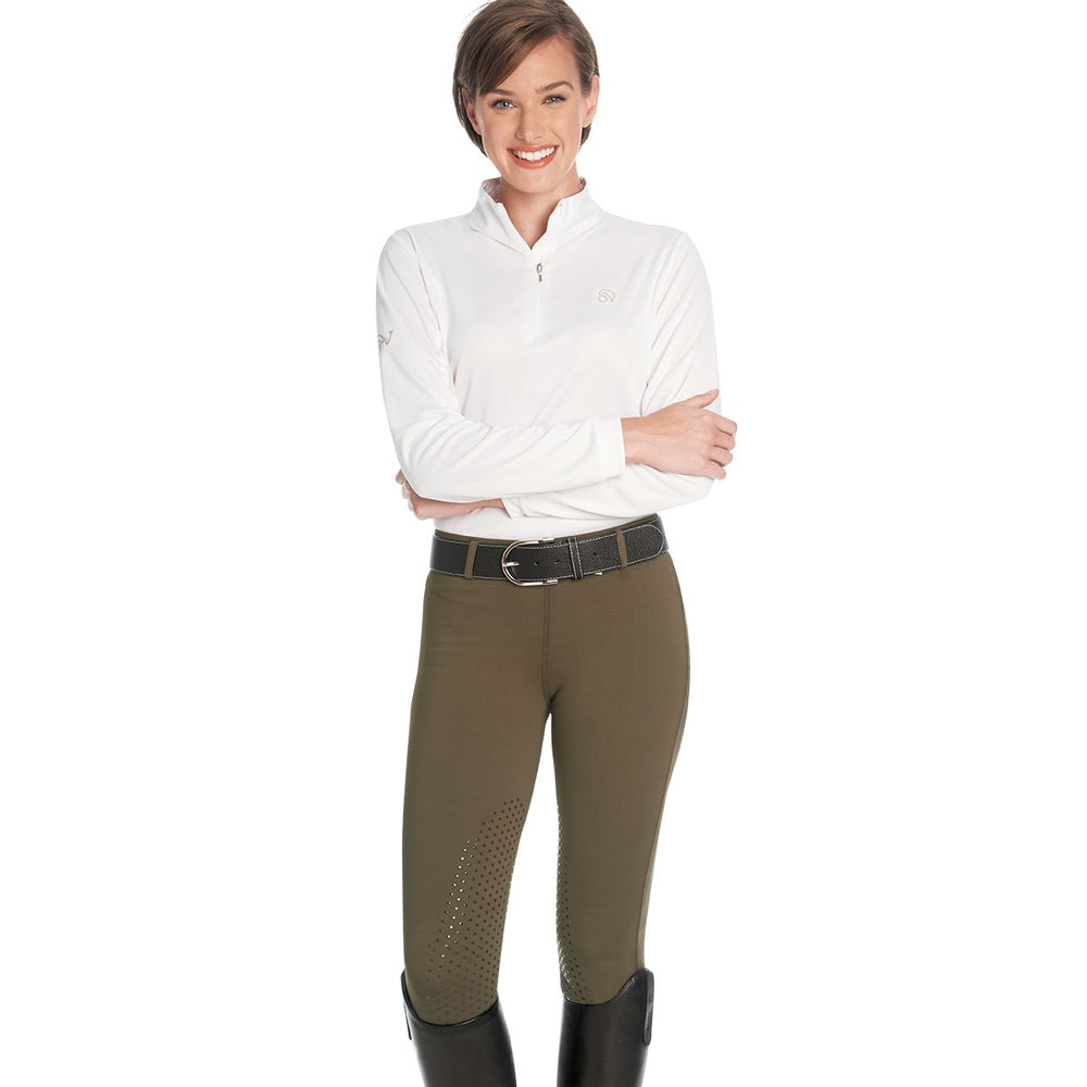 Ovation® AeroWick™ Silicone Knee Patch Tight - Ladies' - Equine Exchange Tack Shop