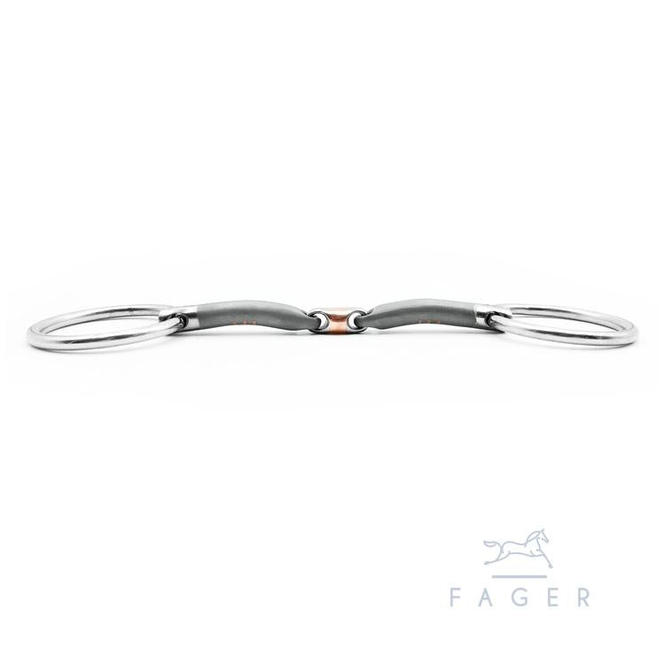 Fager Oliver Sweet Iron Bradoon Loose Ring - Equine Exchange Tack Shop