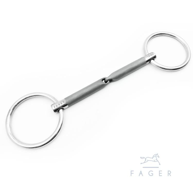 Fager Kasper Sweet Iron Bradoon Loose Ring - Equine Exchange Tack Shop