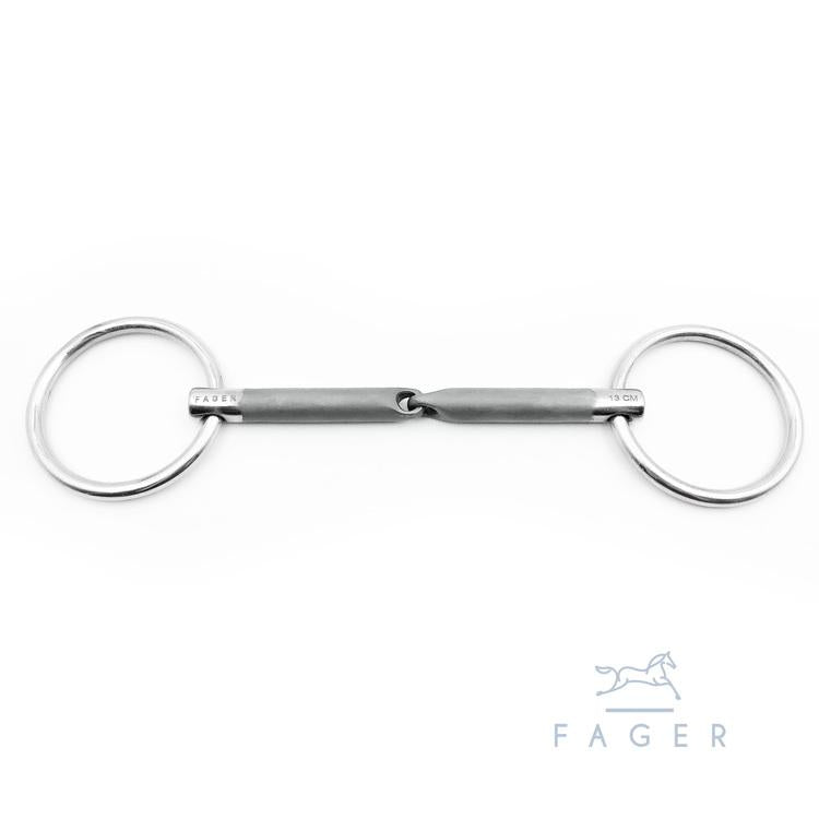Fager Kasper Sweet Iron Bradoon Loose Ring - Equine Exchange Tack Shop
