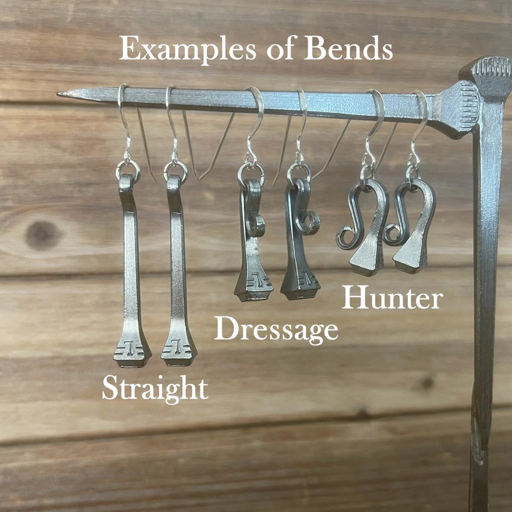 Classic Horseshoe Nail Earrings - Equine Exchange Tack Shop