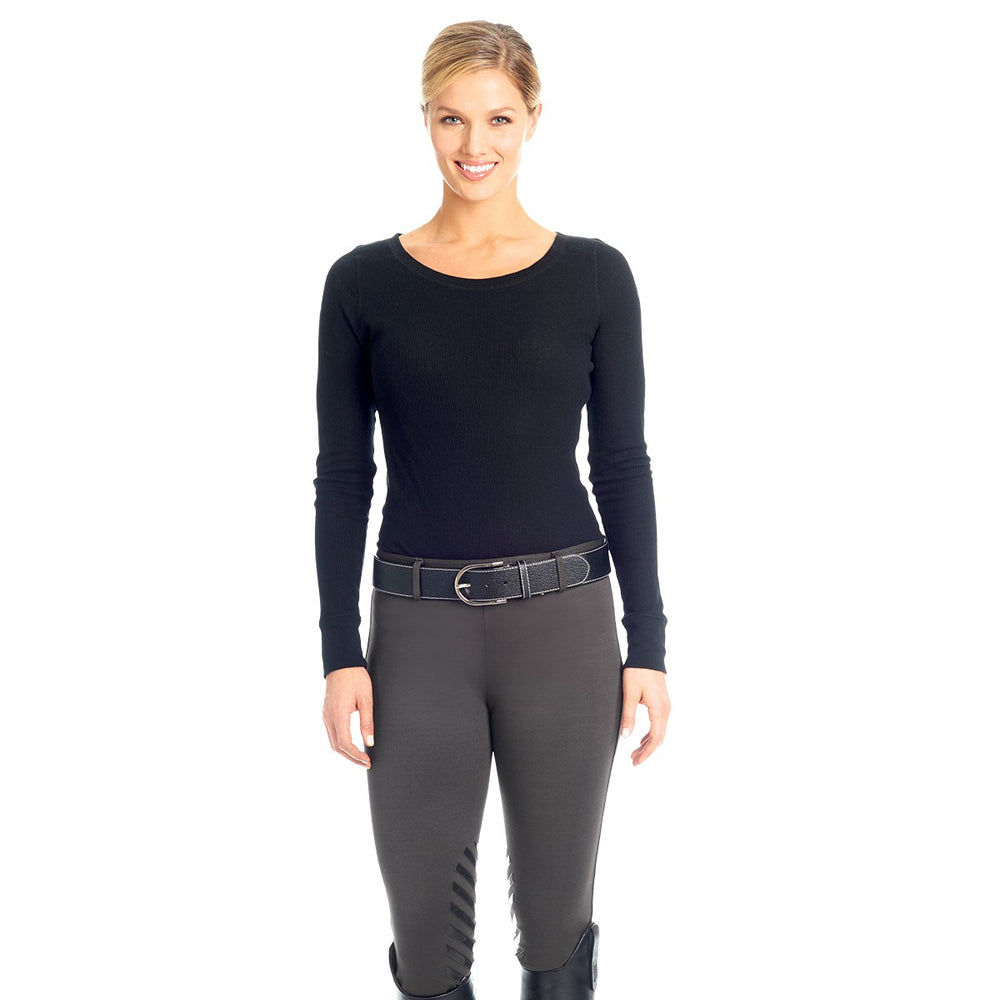 Ovation® Kids Winter Pull On Silicone Knee Patch Breech - CLEARANCE - Equine Exchange Tack Shop