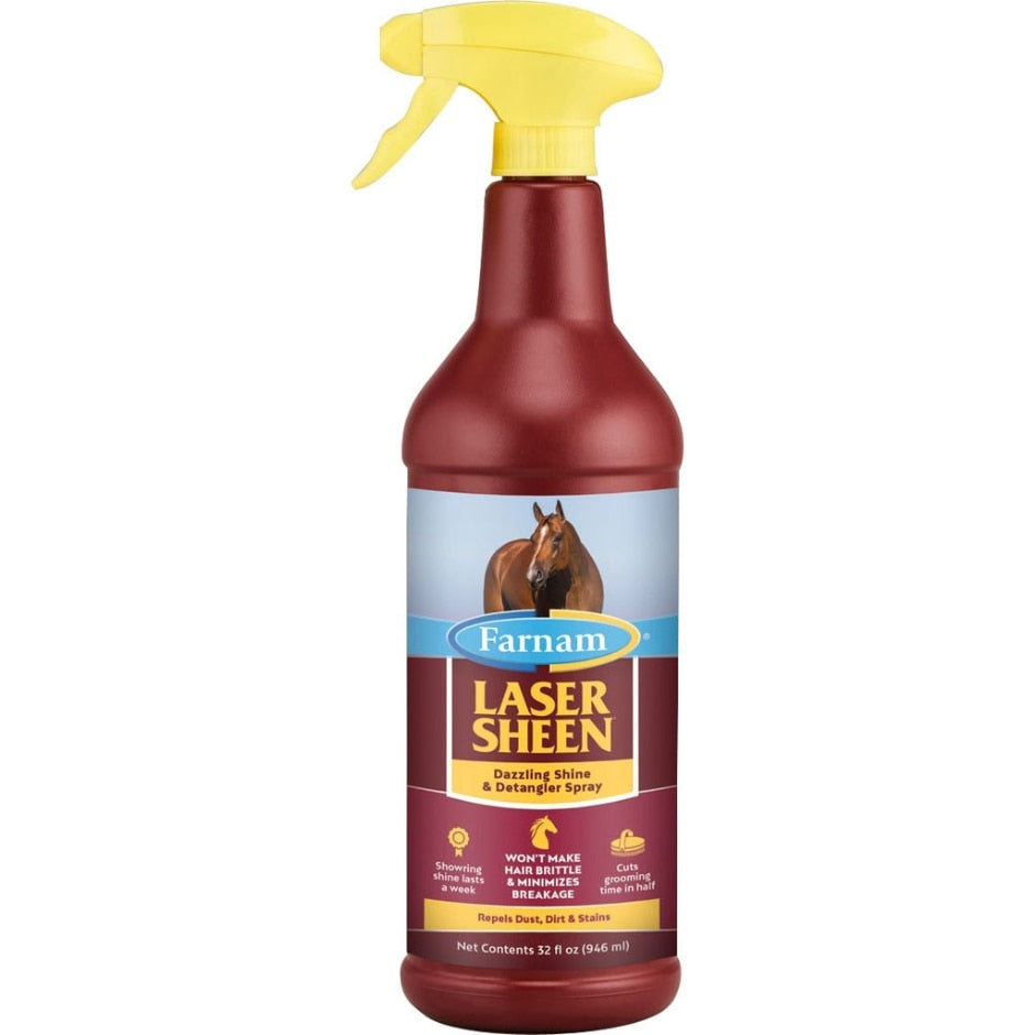Laser Sheen Horse Detangler Spray