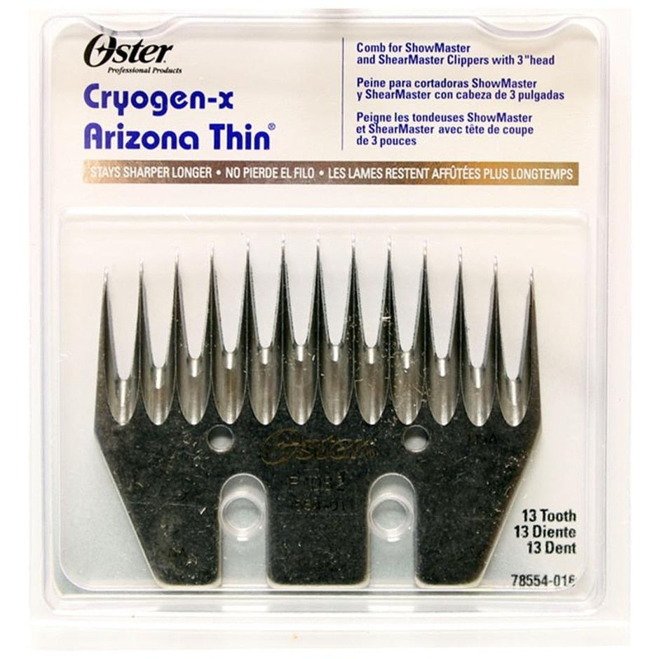 13-Tooth Arizona Thin Comb